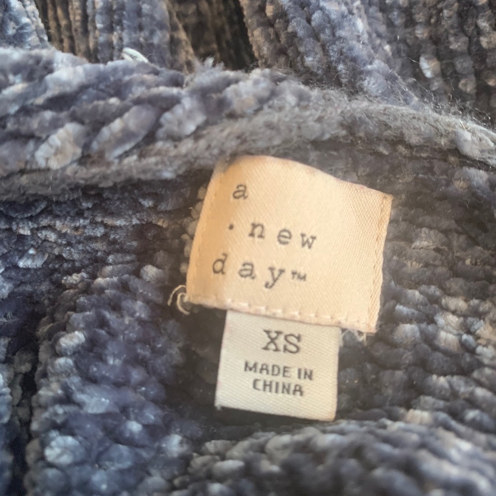 Navy blue open sweater soft - Picture 4 of 6